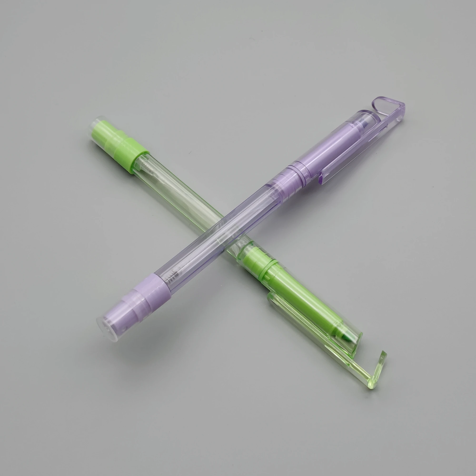 Multi-function fluorescent pen phone holder pen personalized spray pen with candy color