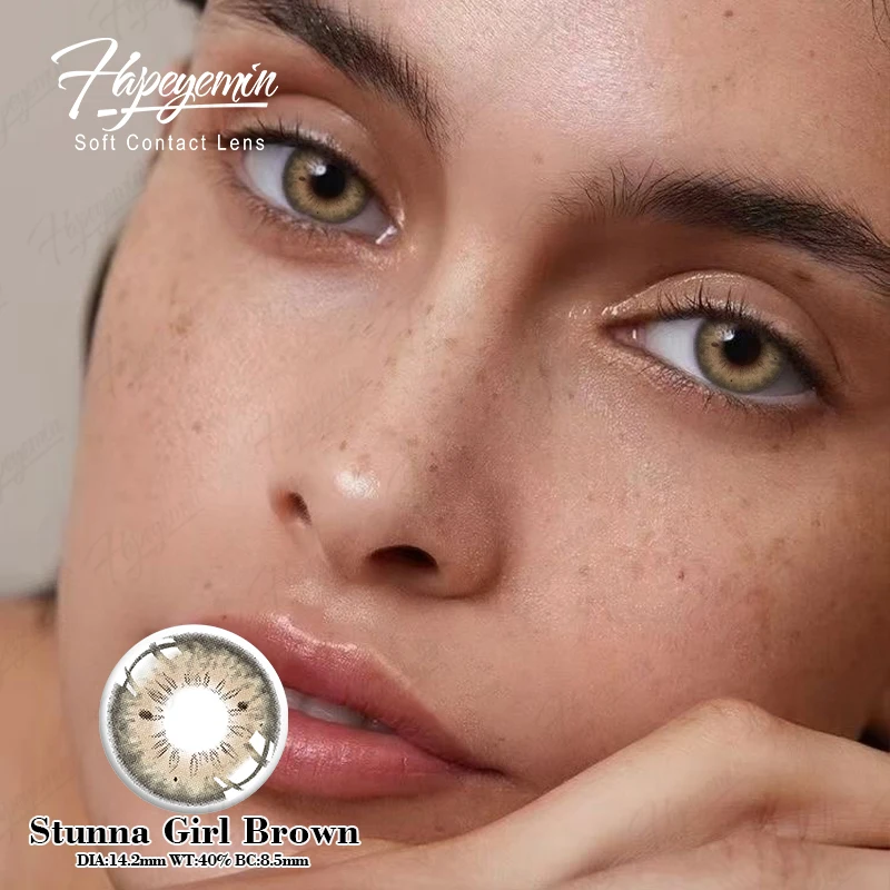 Hapeyemin Global bestseller cosmetic Colored lentilles de yeux contact lenses yearly Buy Now New Arrival Contact Lens