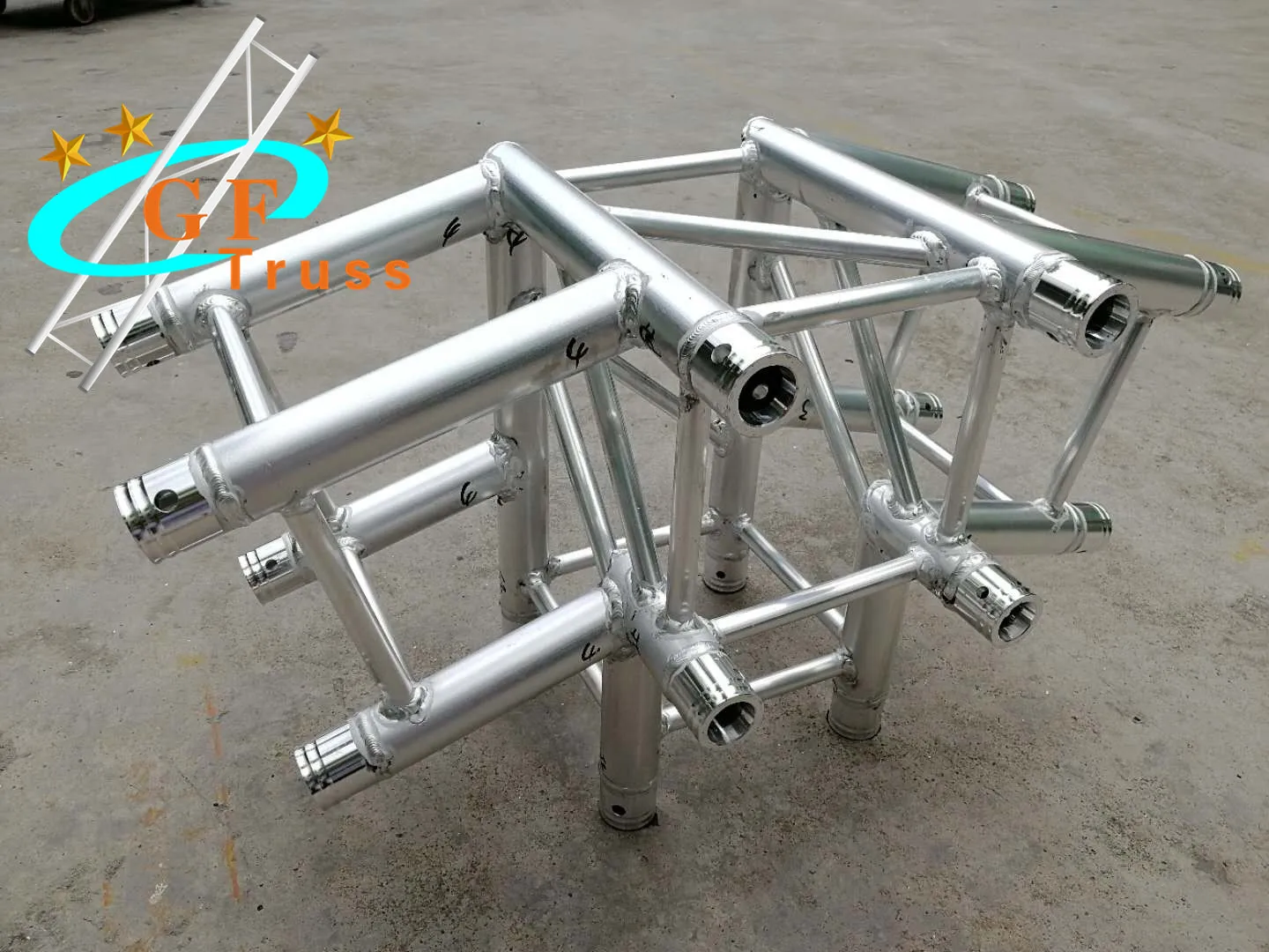 High quality 0.5m Length 2-way 90 Degree Truss System Corner roof Aluminum truss corner