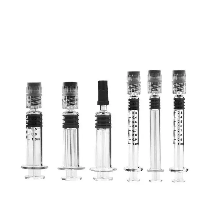  Лидер продаж одноразовый шприц luer lock CBD 1 мл пустой