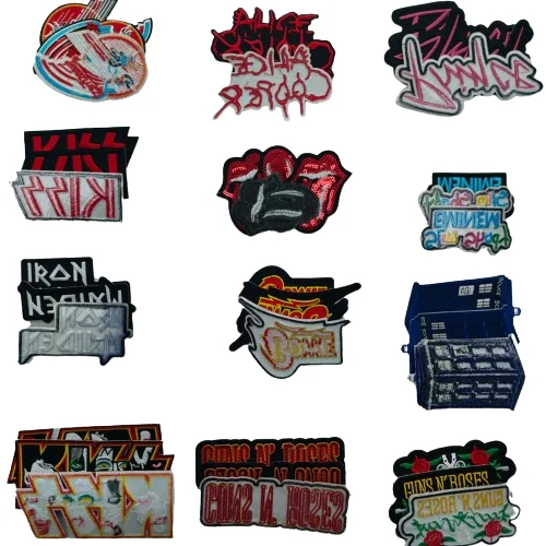 On Patches for Backpack Applique Iron Customized Perfect Quality Attractive Cool Embroidered Fabric Custom Sustainable