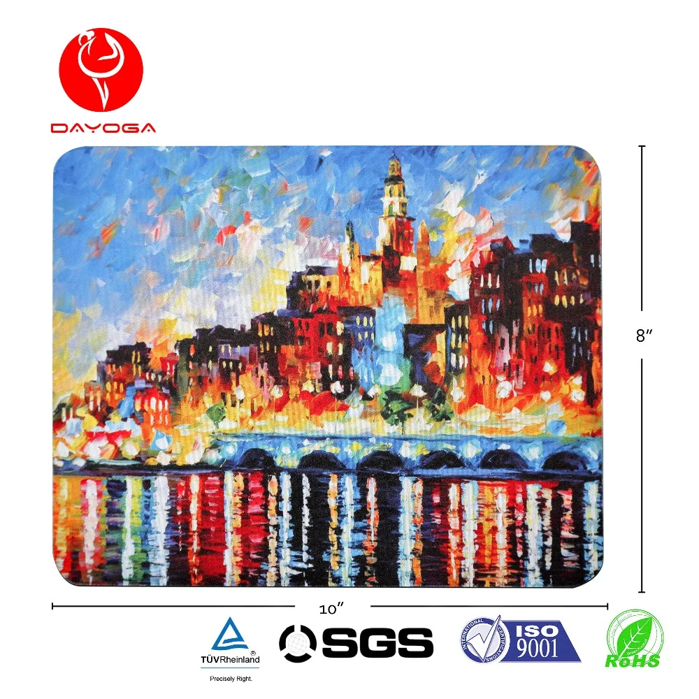 Wholesale High Quality Sublimation Gaming Mouse Pad OEM Full Pattern Size Thickness Material Customizable Mouse Mat Mouse Pad