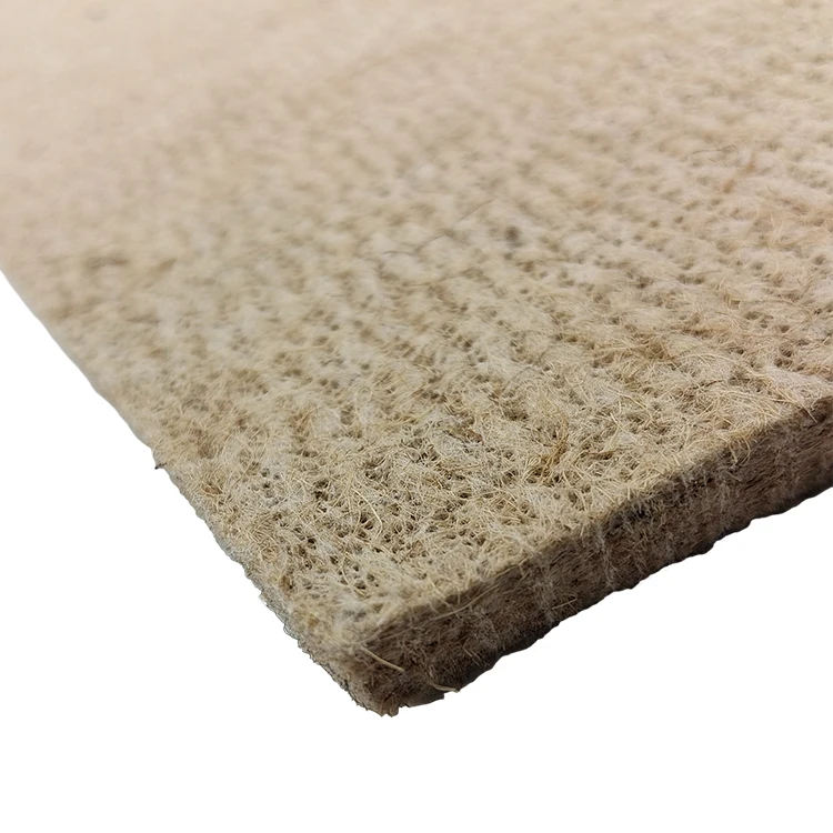 100%Natural Biodegradable Degradable natural hemp grow felt non-woven needle punched jute felt roll  Needle Punched Jute Fibers