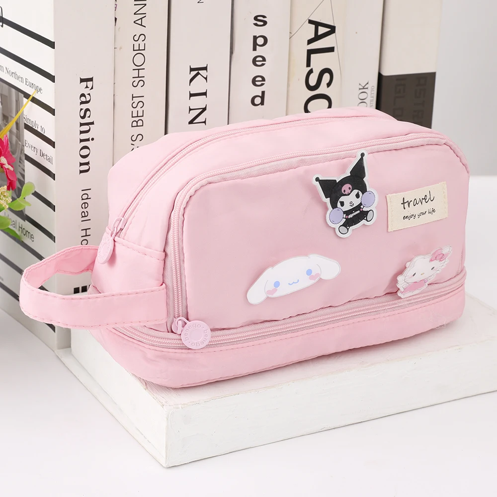 Pencil Case Large Capacity Pencil Pouch Handheld Pen Bag Cosmetic Portable Gift for Office School Teen Girl Boy Men Women Adult