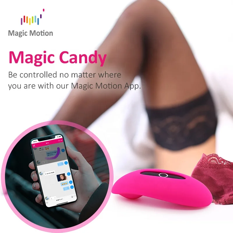 Magic Motion sex toys Magic candy App controlled remote masturbation clitoris stimulation for female