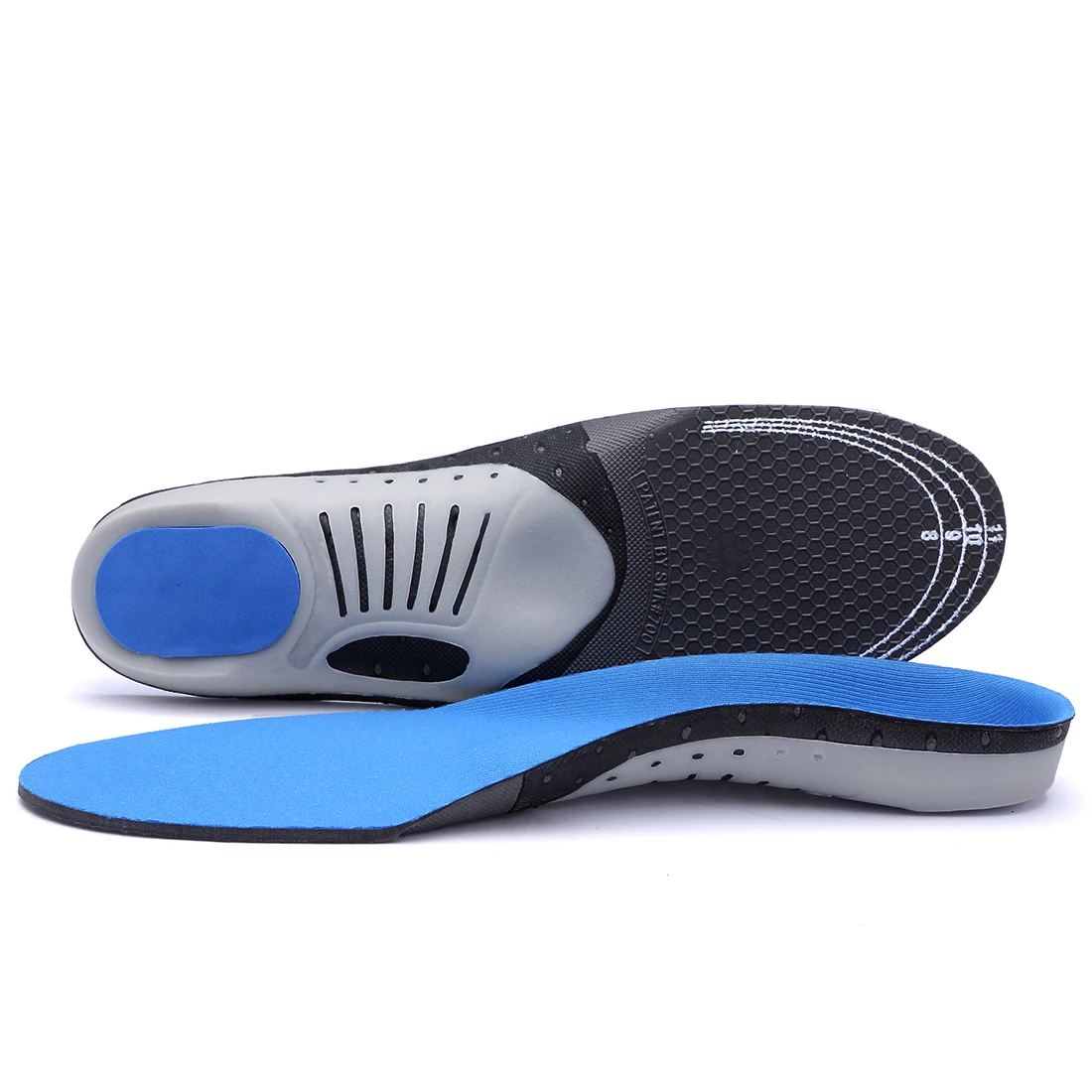 Изготовленная на заказ дышащая полная длина Плоская стопа eva подошвенный фасциит Арка Поддержка стельки ортопедическая