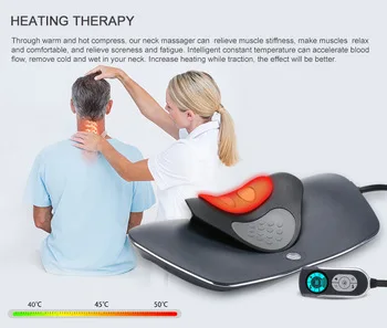 Small MOQ Low Frequency Impulse Physiotherapy Cervical Neck Traction Vibration Machine Massager Device OEM