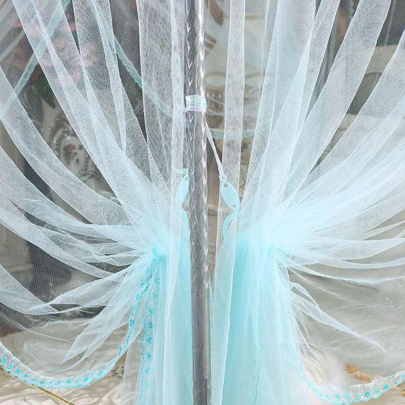 Europe Style Square Fresh Natural Lace Four Seasons Protection Soft Encrypted Bedroom Mosquito Net