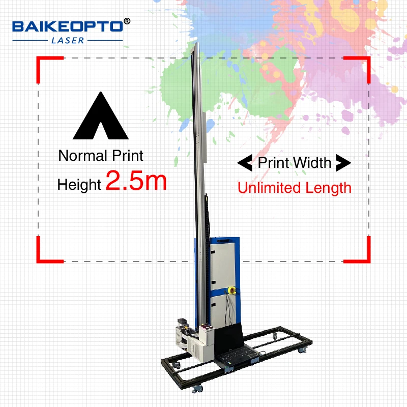 Automatic Wall Floor Printing Machine UV Inkjet 3D Art Printer Machine For Glass Stone Brick Surface