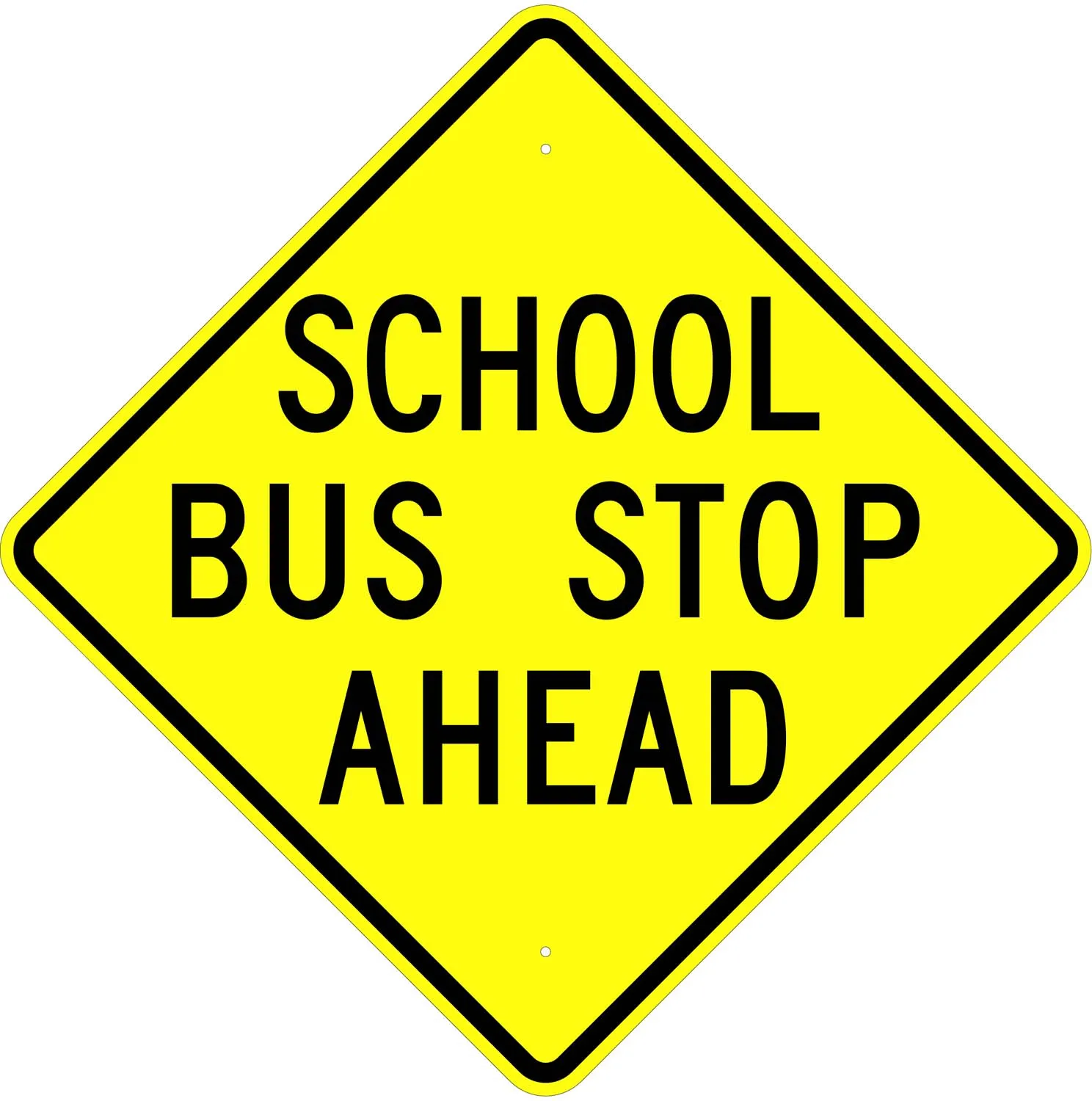 Stop in front of the school bus, reflect traffic signs, road signs, safety signs, customized aluminum warning signs