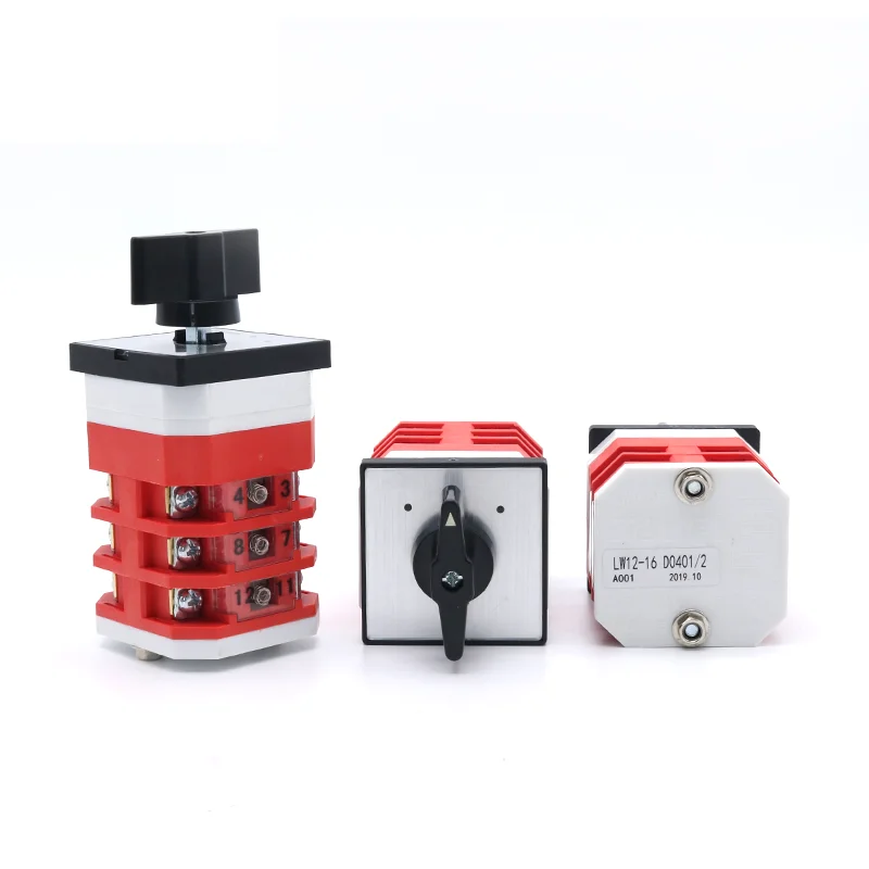 Solar LW12-16D0724/3 Series 16A Rotary Changeover Switch For Welding Machine Rotary Cam Switch