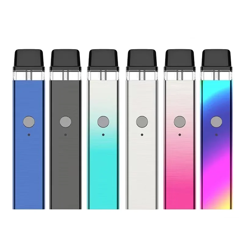 
Colorful Series 304 Stainless Steel Adjustable Air Intake Vape 800mAh 11-16W Refillable Pod Vapes e-cig Vape 