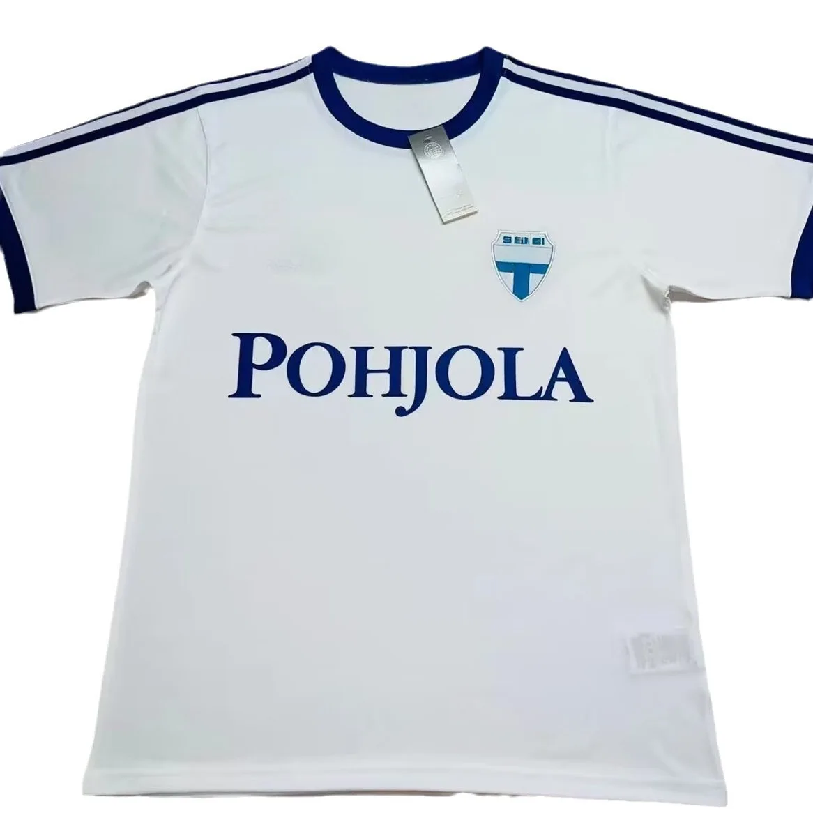 Finland Retro Jersey Thai Soccer Uniform Competition Training Clothes Short-Sleeved Sportswear Classic Nostalgic  Jersey