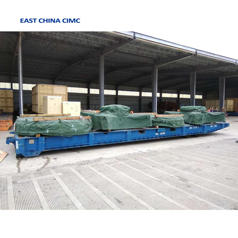 20FT 40FT 20-80Tons MAFI Truck Trailer With Wooden Floor For Hot Sale