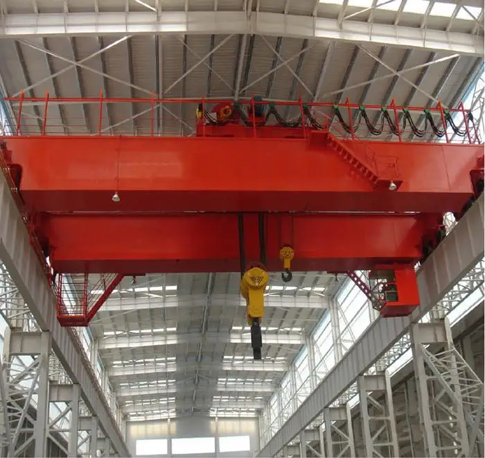 Easy Handling double beam electric bridge crane 10t with hooks