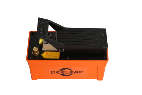 DEELEAP Air Foot Pedal Mini Hydraulic Pump - Single Acting Single Speed
