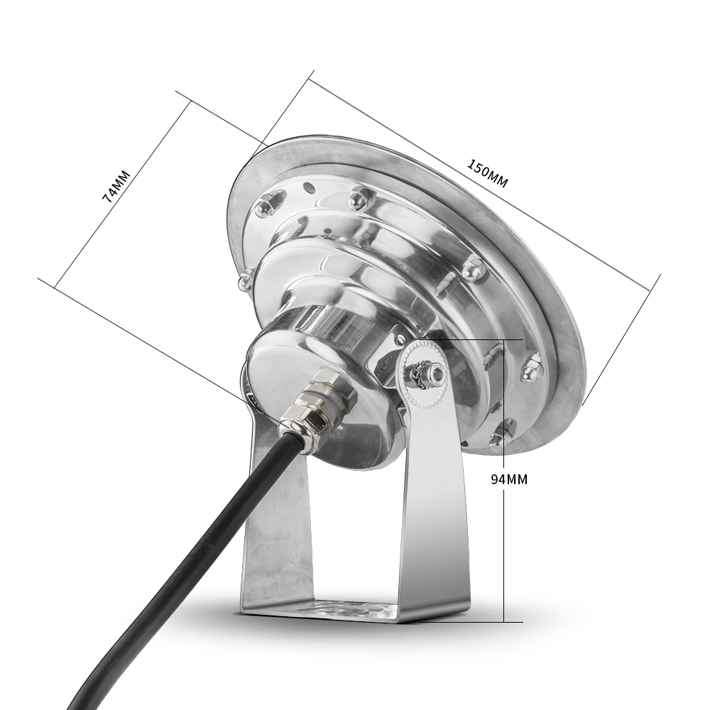 18W Color changing IP68 outdoor SS316L led pool lights under water swimming