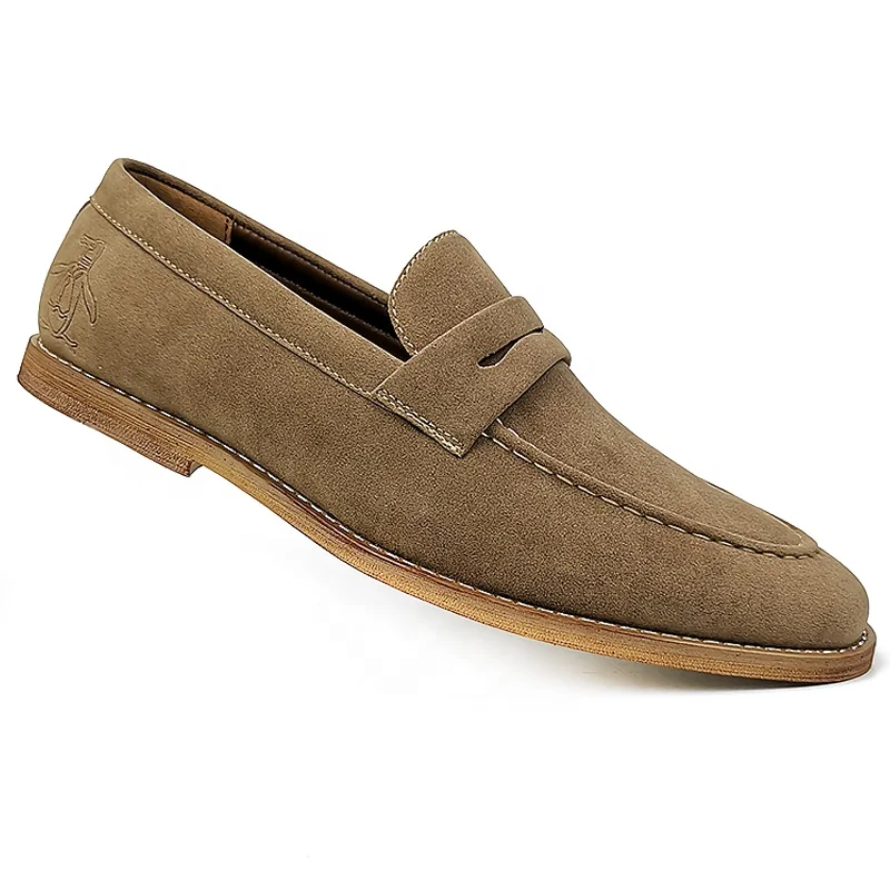 Men Stylish Leather Loafers Mens Shoes Casual Slip on Men Moccasins