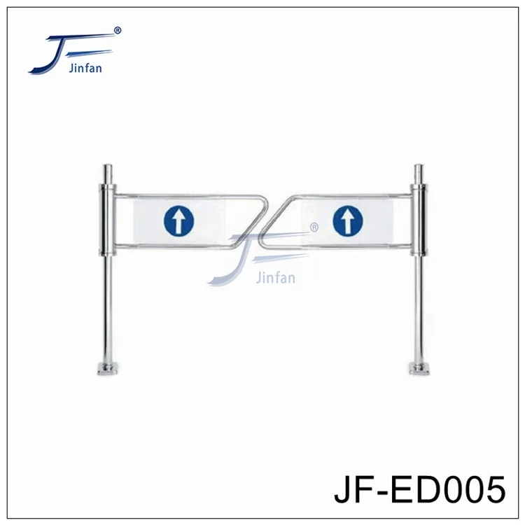 stainless steel supermarket Flap Barrier Gate For Entrance And Exit