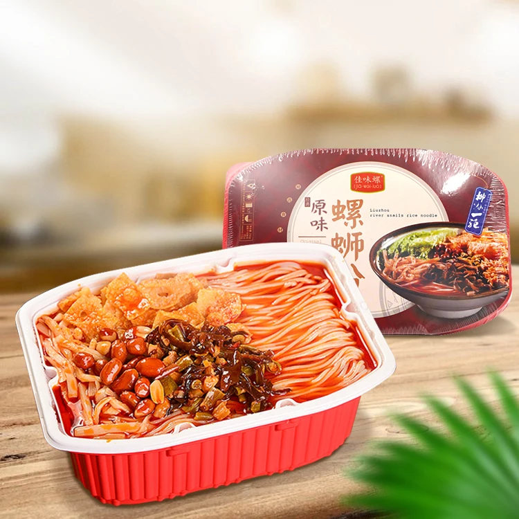Shanyuan Jiaweiluo hot selling food Leisure food Self-Heating spicy rice instant noodle
