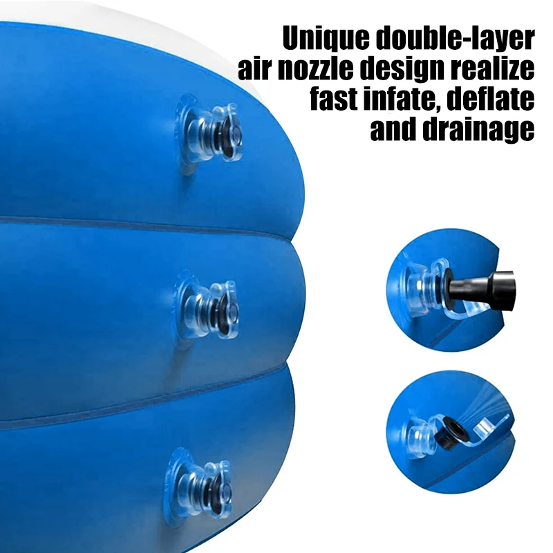 Heavy Duty Outdoor Patio Swimming Pool Family Blow Up Pool Inflatable Swimming Pool