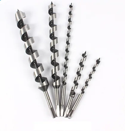 Long Screw Point Wood Auger Formwork Drill Bits With Hole for Wood Drilling