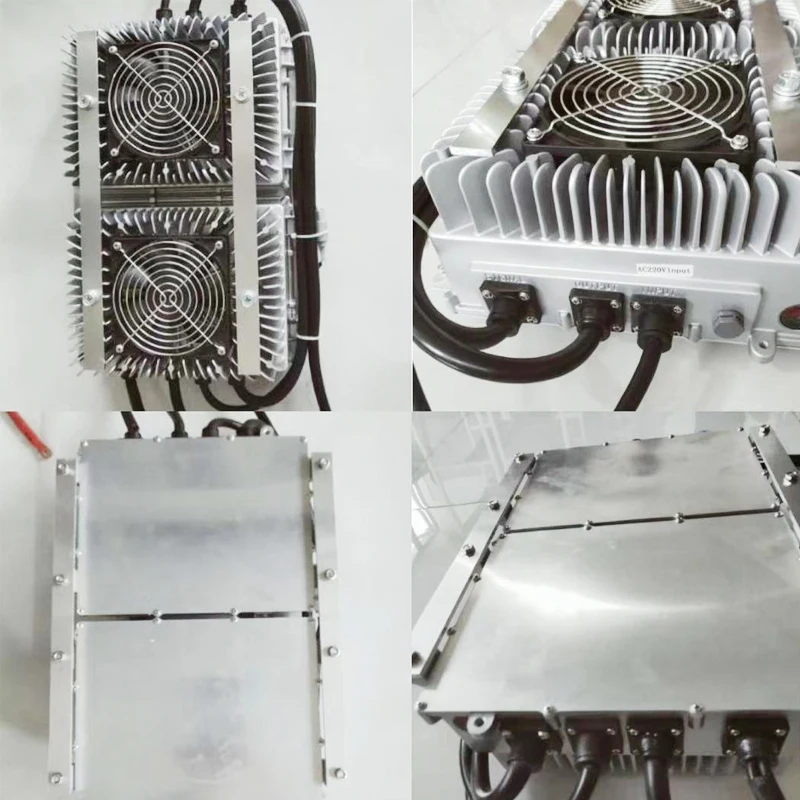 Регулируемое водонепроницаемое 6,6 кВт obc 96V64A 144v46A 312V20A литиево-свинцово-Кислотное зарядное устройство LTO EV