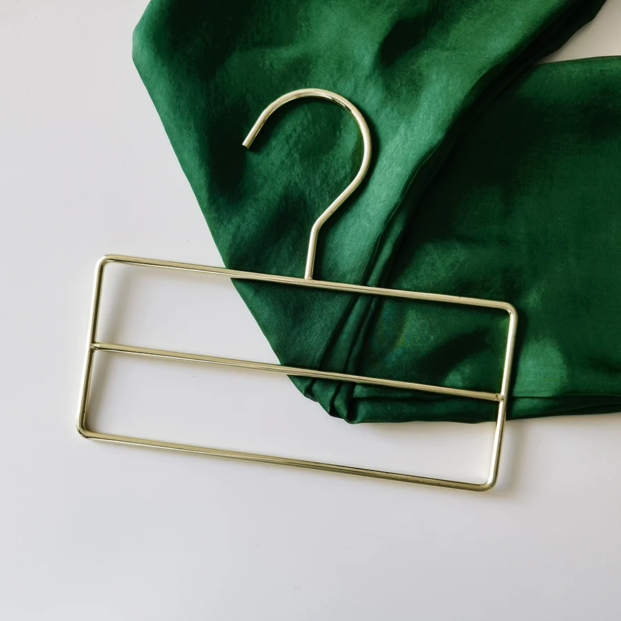 BST Custom Metal Round Scarf Hanger Square Gold Metal Scarf Hanger Wholesale