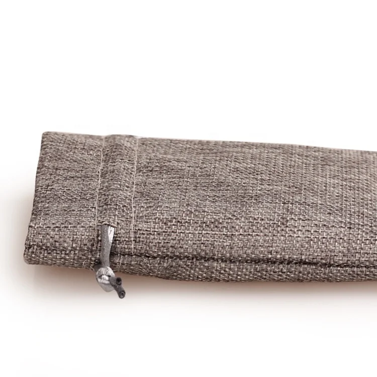 Reusable small jute drawstring coffee bag, jute coffee sacks