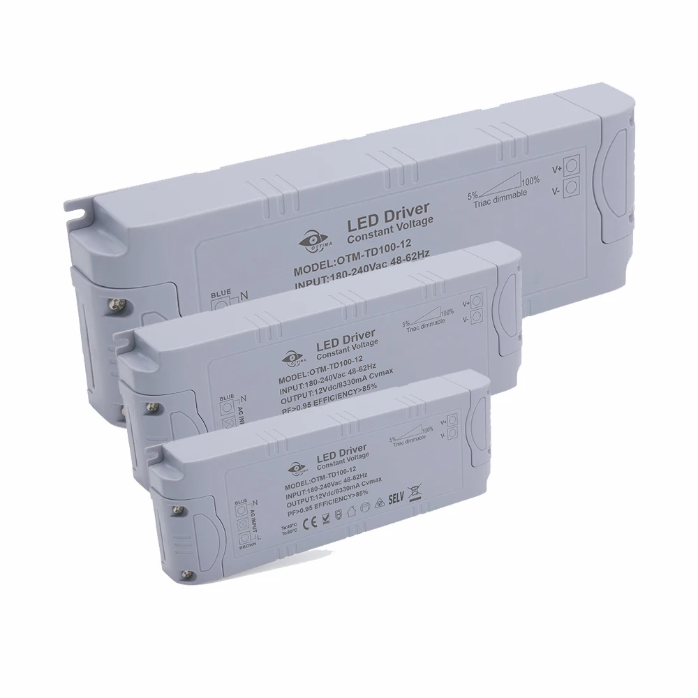 slim type led driver price 12V 24V 36V led strip light driver 0.5A 1A 2A 3A 4A 5A 6A advertisement light box led driver