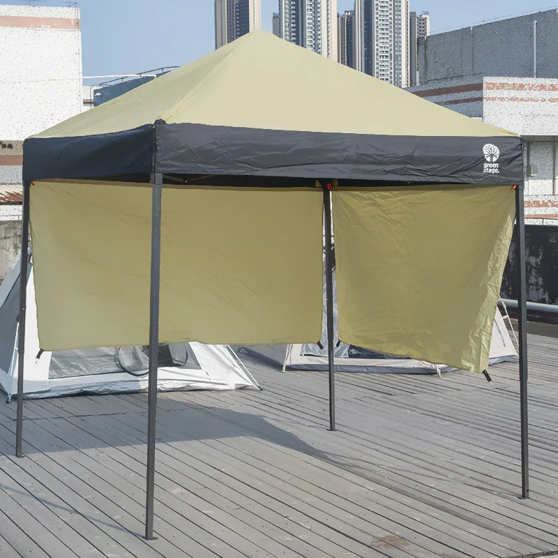 Telescopic Four-Legged PVC Rain Tent Pop-Up Sun Protection Garden Umbrella for Trade Shows and Outdoor Events