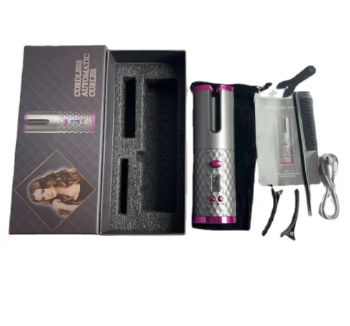 Factory direct price mini usb charging hair curler for woman wave hair curling machine