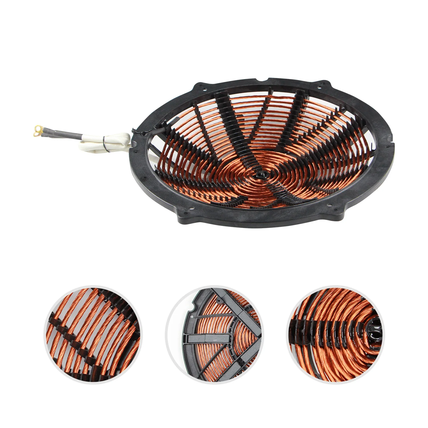 3.5kW 220V Flat Electric Electromagnetic Furnace Heating Controller Kit Induction Wok Cooker Spare Part Coil