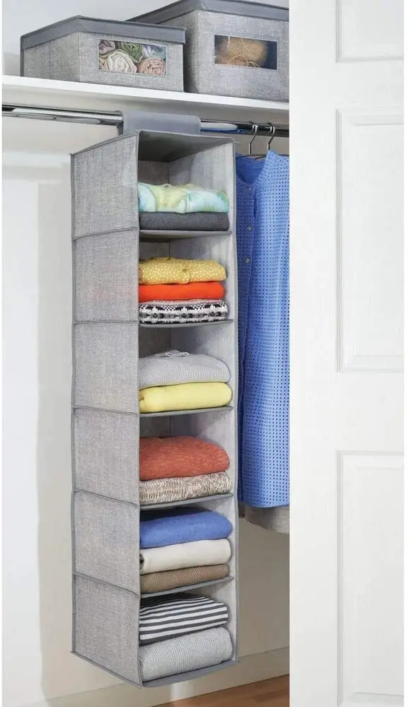 Household Hanging Closet Shoe Clothes Organizer Accessory Shelves