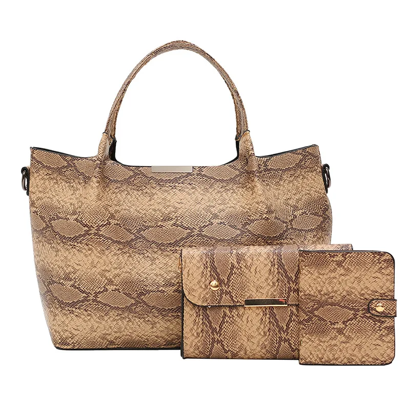 2019 womens girls Snake skin handbags wholesale cheap formal handbags for women