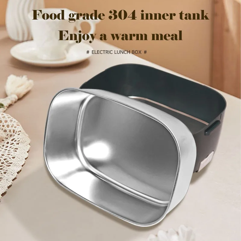 High Quality Portable 2-in-1 Electric Lunch Boxes for Car Truck Home Office Insulated to Keep Food Warm