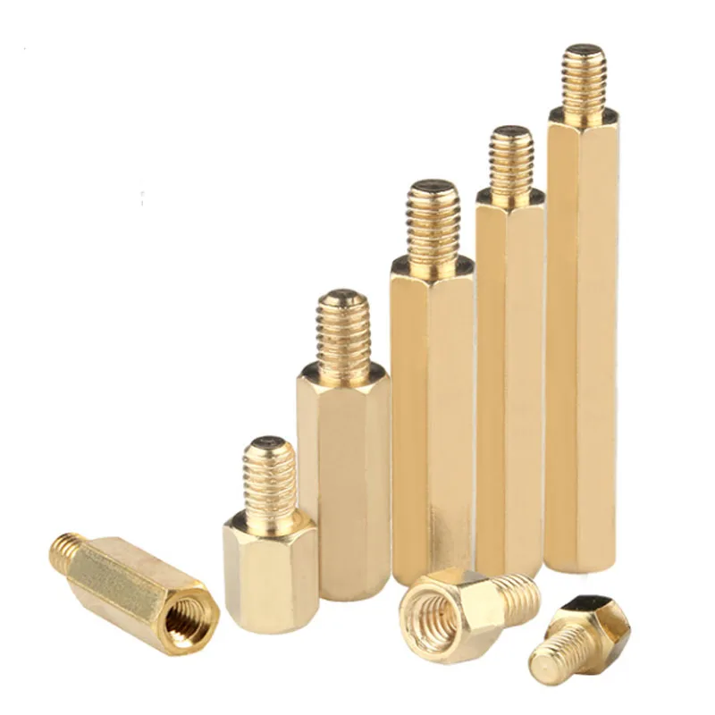 M2 M2.5 M3 H59 H62 Brass Bronze Copper Alloy Steel Zinc Plaiting Coating Male And Female Hex Hexagon Head Standoff