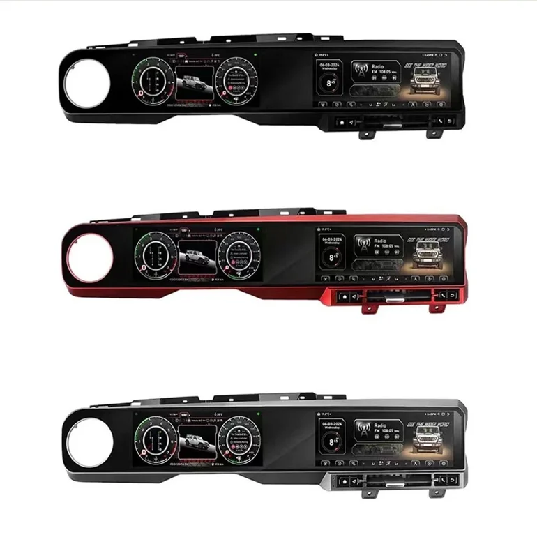 Android 12 3 дюймов двойной экран Автомобильный DVD-плеер FM-передатчик сенсорный навигатор Jeep Wrangler JL 2018-2023 гарантия 1 год