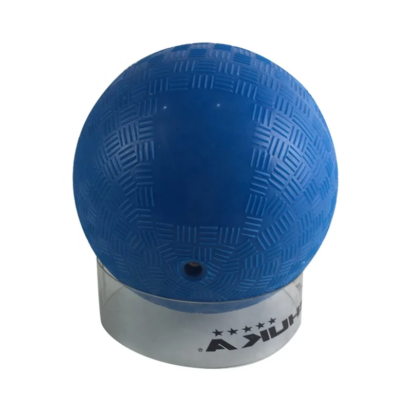 5-дюймовый экологичный ПВХ индивидуальный логотип и цвет надувной синий текст вне игровой площадки игрушечный мяч