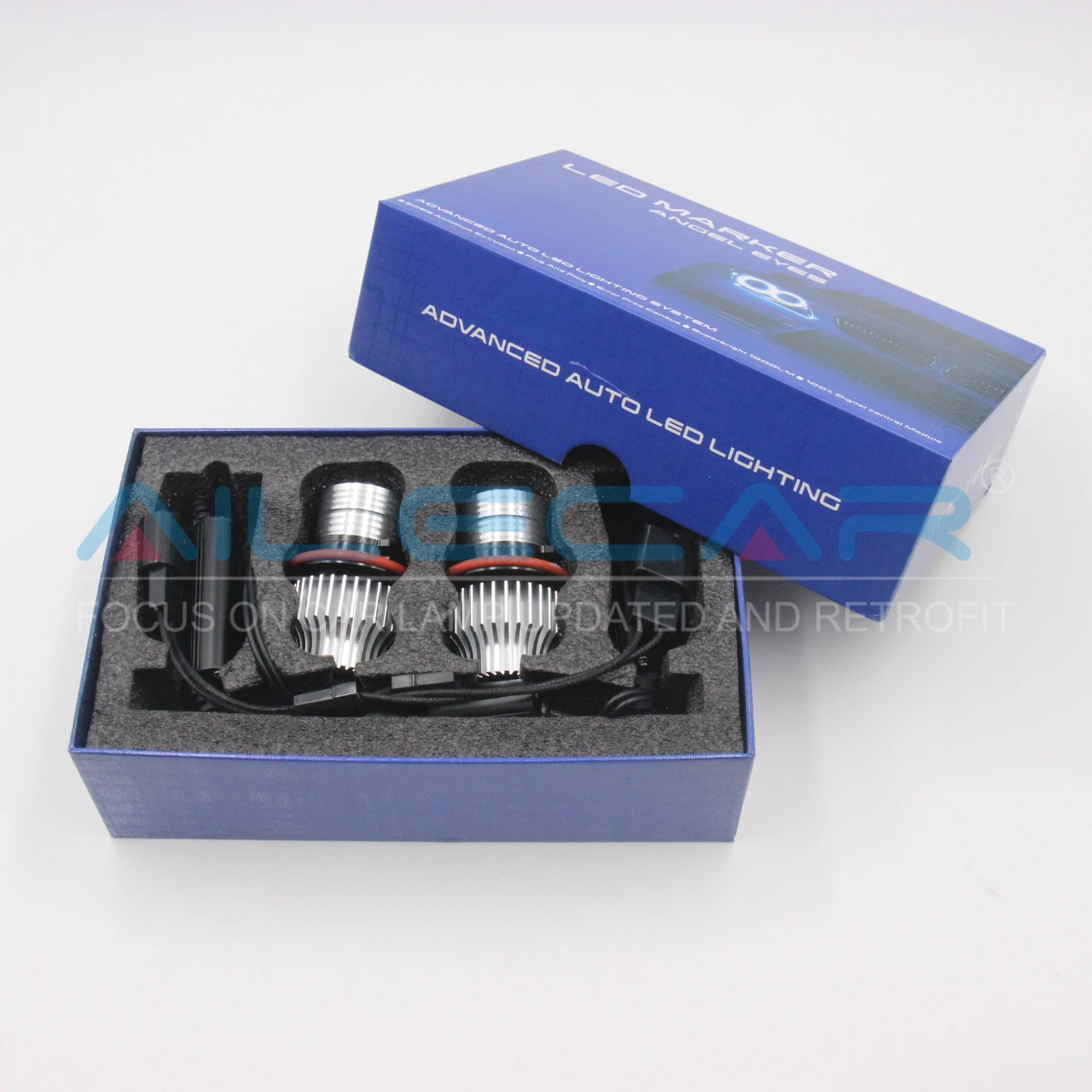 Car E39 LED Angel Eyes Marker Halo Ring Light Lamp For BMW