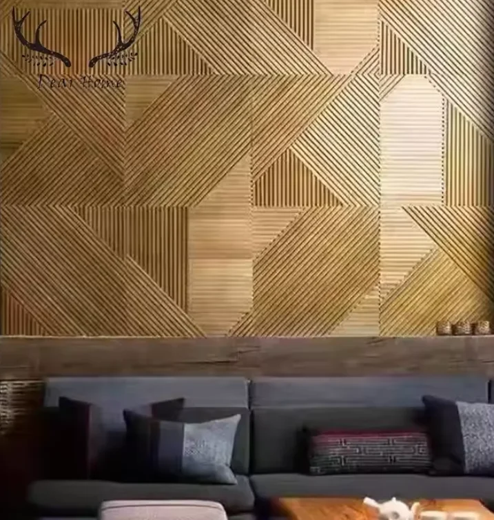 Factory Prices 3d Wood Panels Wall Decor Interior Solid Wood Wall Panel