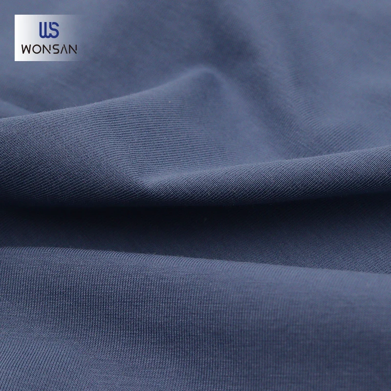 China High Quality Pima Cotton Spandex Quick-Drying Moisture wicking T-shirt Base Layer Jersey Dyeing Knitting Fabric