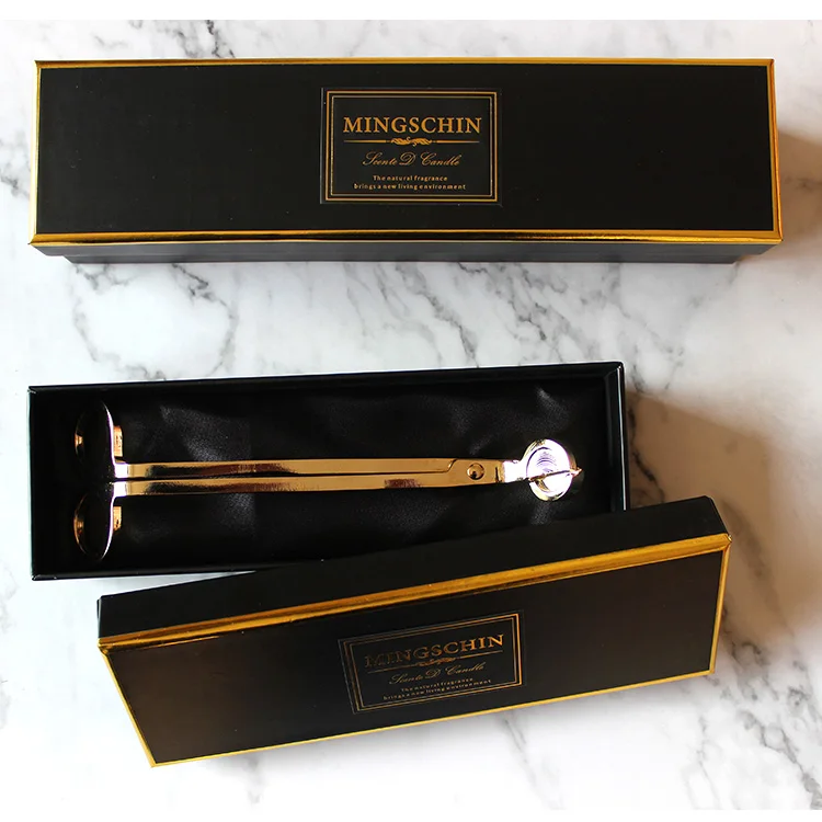 Stainless Steel Candle Trimmer Set With Box Candle Wick Trimmer with customized boxes