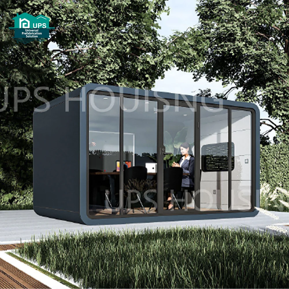 China 2024 tiny Apple Capsule Mobile Home Prefabricated Cabin with Kitchen and Bathroom for Hotels and Bed & Breakfasts