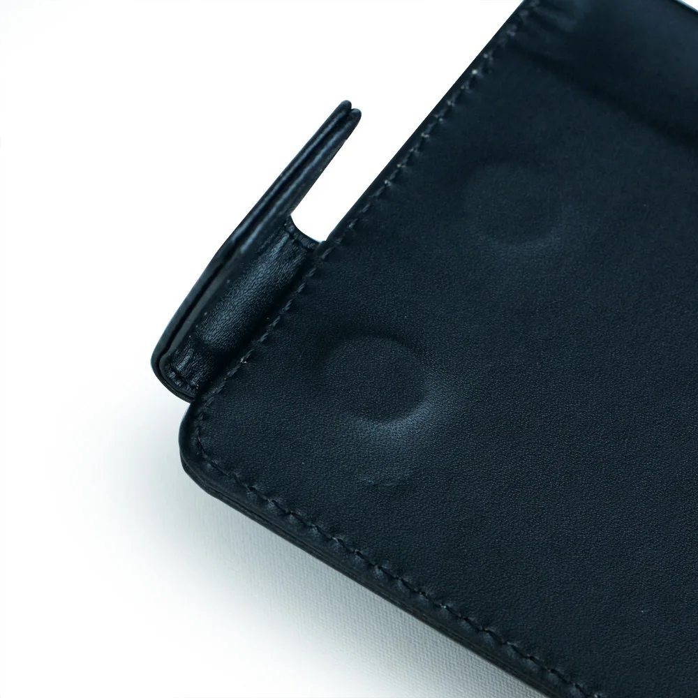 Factory Supply Hotel PU Leather Cashier Clip PU Hotel Menu Holder Leather Checkout Book Ticket Holder