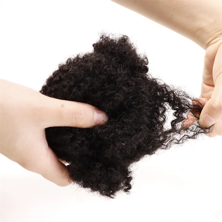 2024 New Packing Afro Kinky Bulk Human Hair Candy Packing Hair Bulk Easy to Twist for Braiding
