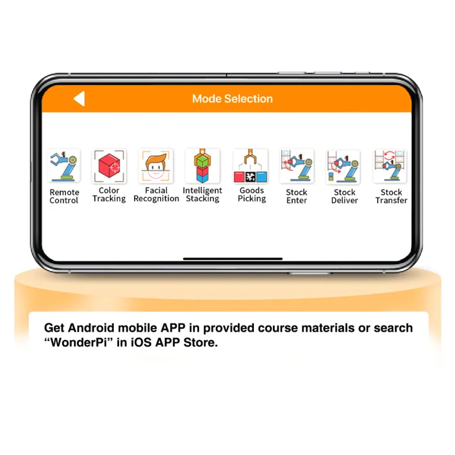Factory Outlet Desktop Robot ArmPi FPV Manipulator Arm with HD Camera AI Vision Games  OpenCV Learning