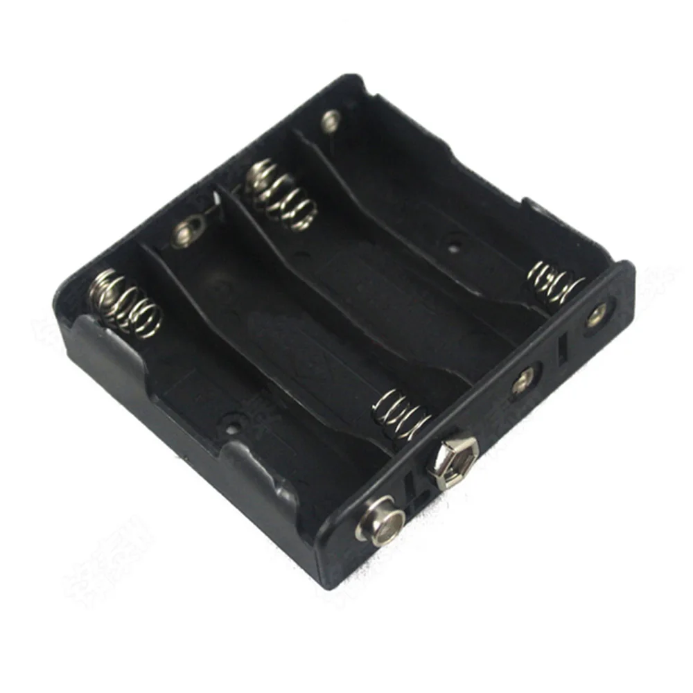 4*AA Battery Case Box 4 Slot 6V AA Battery Holder With 9V Male And Female Snap Connector