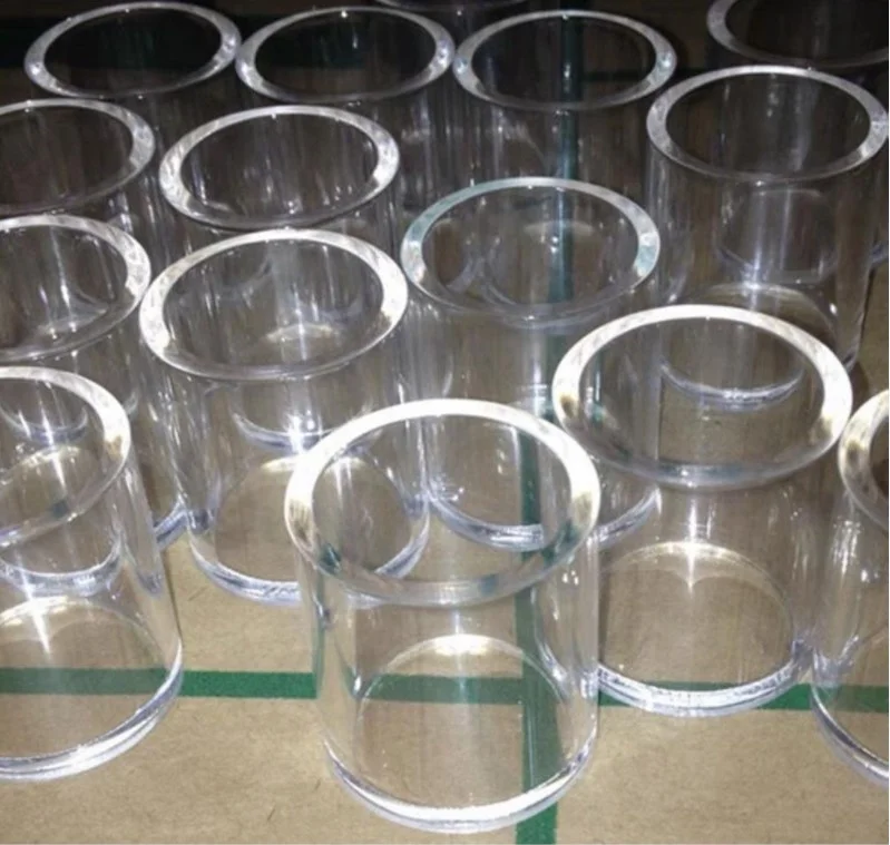 PMMA plexigla plastic acrylic tube 1mm 2mm 2.5mm 3mm 5mm 10mm 15mm 20mm thick for signs/display