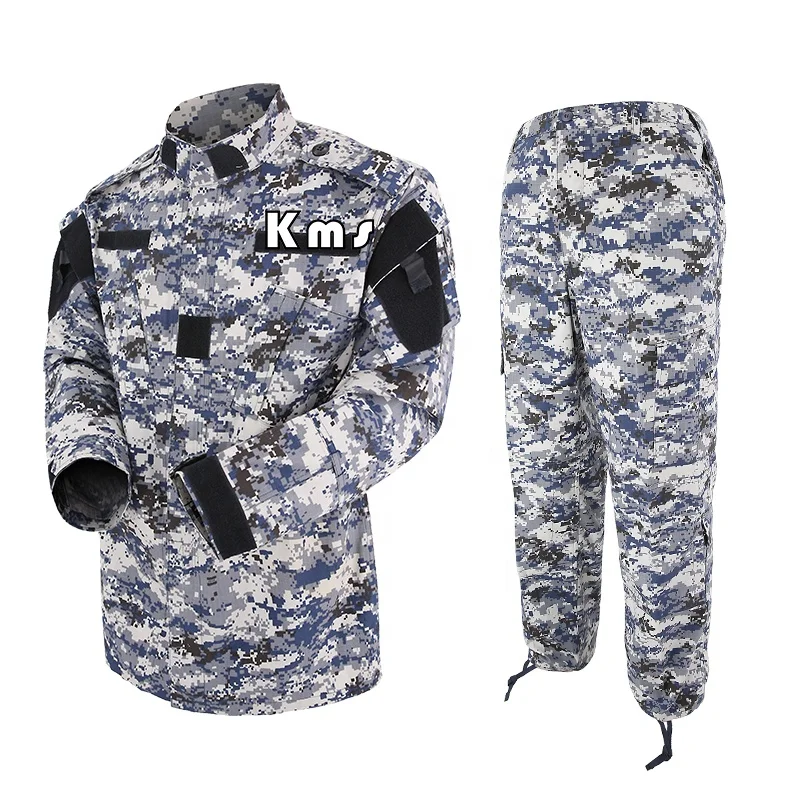 KMS Factory OEM Digital Camouflage Clothes Breathable Waterproof Tactical ACU Clothing  Camouflage  For Men